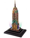 3D Пъзел Cubic Fun от 38 части и LED светлини - Empire State Building (U.S.A) - 1t