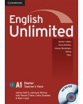 English Unlimited Starter Teacher's Pack (Teacher's Book with DVD-ROM) - 1t