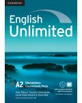 English Unlimited Elementary Coursebook with e-Portfolio and Online Workbook Pack - 1t