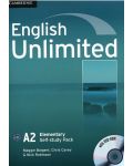 English Unlimited Elementary Workbook: Английски език - ниво A2 (учебна тетрадка с DVD-ROM) - 1t