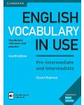 English Vocabulary in Use - ниво Pre-intermediate and Intermediate (Book + eBook with audio) - 4th Edition - 1t