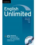 English Unlimited Advanced A and B Teacher's Pack (Teacher's Book with DVD-ROM) - 1t