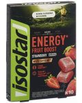 Energy Fruit Boost, strawberry, 10 x 10 g, Isostar - 1t