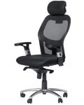 Ергономичен стол Carmen - 7520, черен - 3t