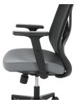 Ергономичен стол Carmen - 7567, черен/сив - 7t