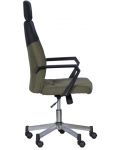 Ергономичен стол Carmen - 6005, зелен/черен - 3t
