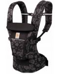 Ергономична раница Ergobaby - Adapt Soft Flex Mesh, Onyx Blooms - 1t