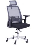 Ергономичен стол Carmen - 7514, графит/черен - 2t