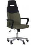 Ергономичен стол Carmen - 6005, зелен/черен - 2t
