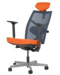 Ергономичен стол Carmen - Fredo, оранжев - 6t