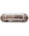 Essence Комплект за вежди Brow Powder, 01 Light & Medium, 2.3 g - 1t