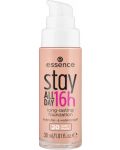 Essence Дълготраен фон дьо тен Stay All Day 16h, 20 Soft Nude, 30 ml - 2t