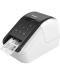 Етикетен принтер Brother - QL-810Wc, бял/черен - 2t
