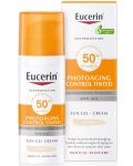 Eucerin Sun Оцветен слънцезащитен гел-крем Photoaging Control, SPF 50+, Светъл, 50 ml - 2t