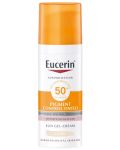 Eucerin Sun Оцветен слънцезащитен гел-крем за лице Pigment Control, светъл, SPF50+, 50 ml - 1t