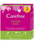 Ежедневни превръзки Carefree - Aloe, 56 броя - 1t