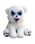 Плашеща плюшена играчка WMC Toys Feisty Pets - Полярна мечка - 3t
