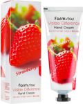 FarmStay Крем за ръце Visible Difference Strawberry, 100 ml - 2t