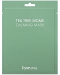 FarmStay Tea Tree Biome Маска за лице Calming, 25 ml - 1t
