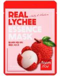FarmStay Real Essence Лист маска за лице Lychee, 23 ml - 1t