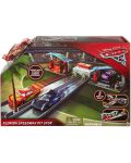Игрален комплект Mattel Cars 3 - Florida Speedway Pit Stop - 5t