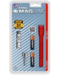 Фенер Maglite Mini - AAA, червен - 1t