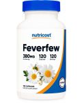 Feverfew, 380 mg, 120 капсули, Nutricost - 1t