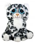 Плашеща плюшена играчка WMC Toys Feisty Pets - Снежен леопард - 1t