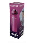 Филтрираща бутилка за вода Aquaphor - City, 0.5 l, 3 филтъра, руби - 5t