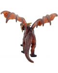 Фигурка Mojo Fantasy&Figurines - Огнен дракон с подвижна челюст - 3t