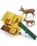 Игрален комплект Schleich Farm World - Хранилка за горски животни - 3t