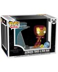 Фигура Funko POP! Town: Avengers - Tower & Iron Man (The infinity Saga) (Glows in the Dark) (Special Edition) #35 - 2t