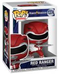 Фигура Funko POP! Television: Mighty Morphin Power Rangers - Red Ranger (30th Anniversary) #1374 - 2t