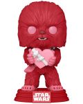 Фигура Funko POP! Movies: Star Wars - Valentines (Chewbacca With Heart) #419 - 1t