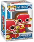 Фигура Funko POP! DC Comics: Holiday - Gingerbread The Flash #447 - 2t