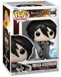 Фигура Funko POP! Animation: Attack on Titan - Mikasa Ackermann (Metallic) (Special Edition) #1446 - 2t