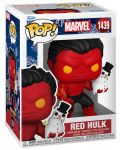 Фигура Funko POP! Marvel: Holiday - Red Hulk #1439 - 2t