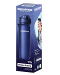 Филтрираща бутилка за вода Aquaphor - City, 0.5 l, 3 филтъра, нави - 4t