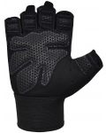 Фитнес ръкавици RDX - W1 Half+,  лилави/черни - 6t
