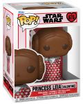 Фигура Funko POP! Valentines: Star Wars - Princess Leia (Chocolate) #676 - 2t