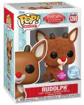 Фигура Funko POP! Movies: Rudolph - Rudolph (Flocked) (Special Edition) #1260 - 2t