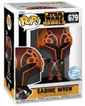 Фигура Funko POP! Movies: Star Wars - Sabine Wren (Star Wars Rebels) (Metallic) (Special Edition) #679 - 2t