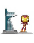 Фигура Funko POP! Town: Avengers - Tower & Iron Man (The infinity Saga) (Glows in the Dark) (Special Edition) #35 - 1t