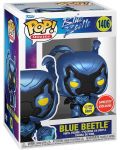 Фигура Funko POP! DC Comics: Blue Beetle - Blue Beetle (Glows in the Dark) (Gamestop Exclusive) #1406 - 2t