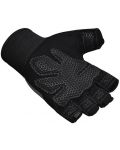 Фитнес ръкавици RDX - W1 Half+,  сиви/черни - 6t