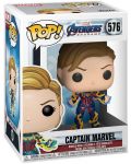 Фигура Funko POP! Marvel: Avengers - Captain Marvel with New Hair #576 - 2t