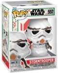 Фигура Funko POP! Movies: Star Wars - Stormtrooper (Holiday) #557 - 2t
