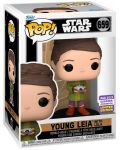 Фигура Funko POP! Movies: Star Wars - Young Leia (Convention Limited Edition) #659 - 2t