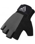 Фитнес ръкавици RDX - W1 Half+,  сиви/черни - 5t