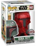Фигура Funko POP! Movies: Star Wars - Boba Fett (Red Chrome) (Special Edition) #462 - 2t